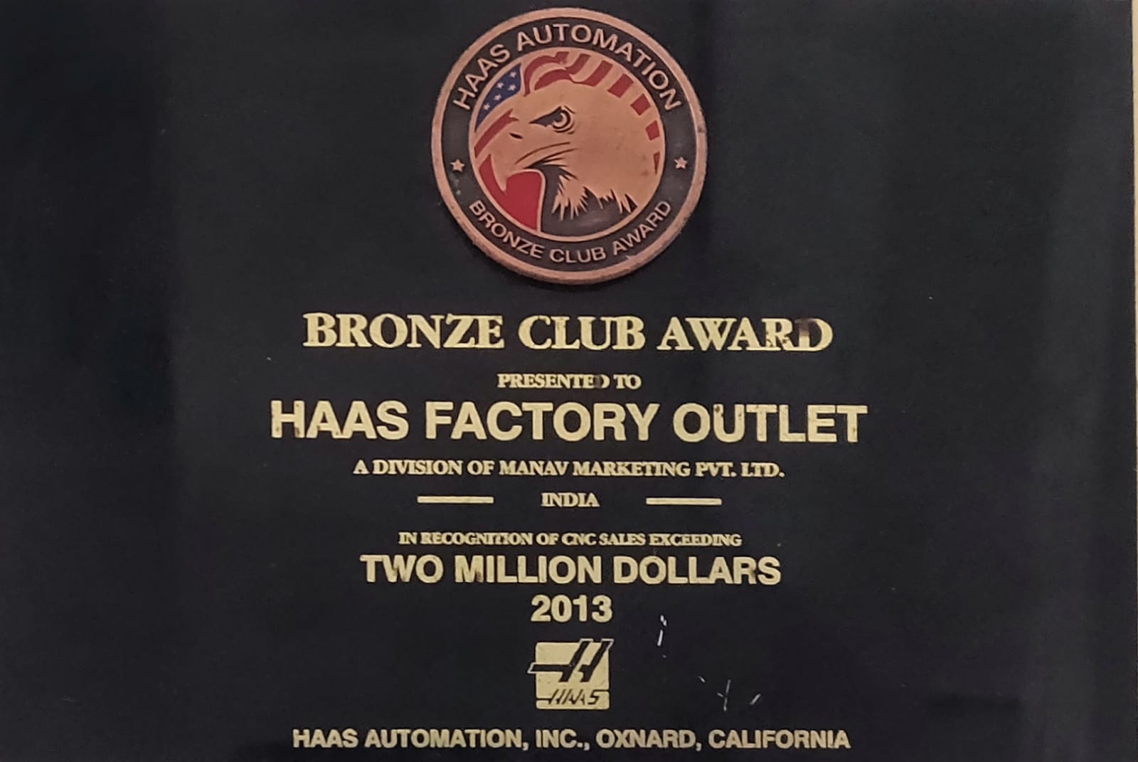 Bronze Club Award